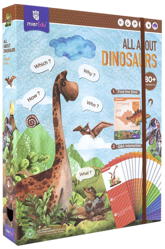Puzzle magnetyczne - Wszystko o dinozaurach, MierEdu