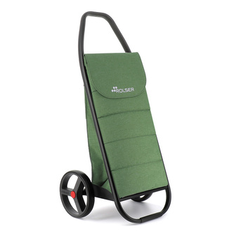 Rolser Com Tweed Polar Black Tube taška na kolečkách, zelená