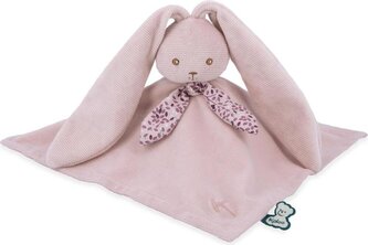 Kaloo Lapinoo Plyšový mazlíček pro miminko Zajíček s dlouhými ušima růžový 30 cm, věk: 0+
