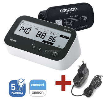 Tonometr OMRON M4 Connect AFib +ZDROJ (SET)