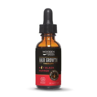 Sérum na růst vlasů s černým kořením Wooden Spoon 30 ml