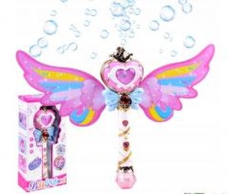 Różdżka z światłem i bańkami