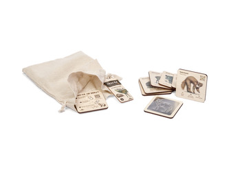 Lesní svět Mini frotážová súprava - Zvieratká z lesa 1 SK