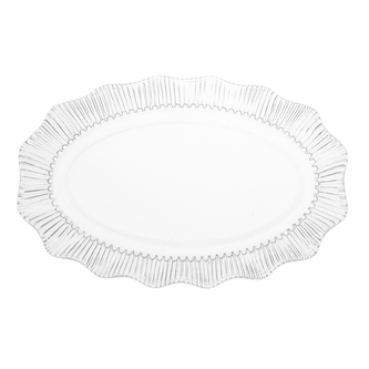 VIVIENNE PATERA SZKLANA OWALNA 33X20 CM