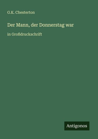 Der Mann, der Donnerstag war