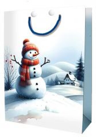 Torebka ozdobna Święta BN Bałwan mini