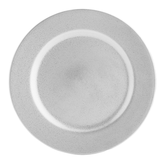 PODKŁADKA POD TALERZ Z BROKATEM ŚR. 33 CM SREBRNA