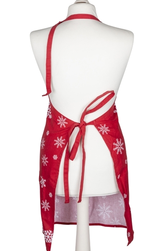 ZIMOWA CHOINKA  FARTUCH KUCHENNY Z KIESZONKĄ 70X80 CM BAWEŁNA 100%