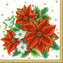 Ubrousky MAKI L (20ks) Poinsettia Comp