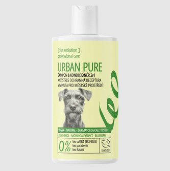 URBAN PURE - Antistresový ochranný šampon a kondicionér 2v1 na srst a kůži do městského prostředí 300ml Soaphoria