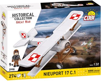 Cobi 2998 Great War Nieuport 17 C.1, 1:32, 274 k, 1 f