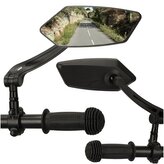 Bike Mirror zpětné zrcátka na řídítka pro kolo, nastavitelné (2 ks)