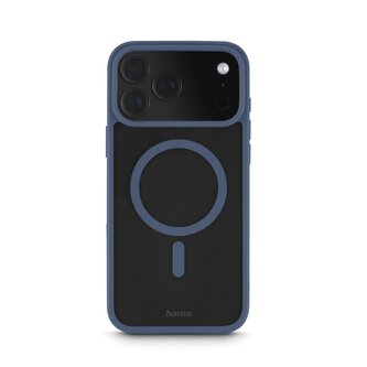 Hama Frame Protect, kryt pro Apple iPhone 17 Pro Max, magnetický, průhledný/modrý