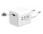 Síťová nabíječka GaN 1xUSB-C 25W - bílá
