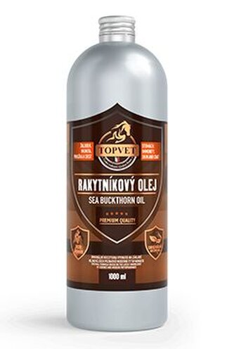 Rakytníkový olej pro koně TOPVET 1l