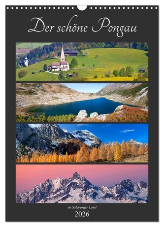 Der schöne Pongau (Wandkalender 2026 DIN A3 hoch), CALVENDO Monatskalender