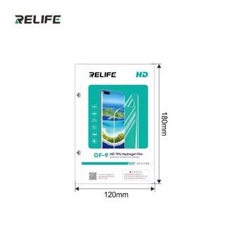 RELIFE GF-9 HD TPU Hydrogelová Folie pro Smartphony Pack 50 kusů