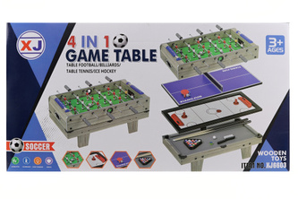 Sada dřevěných her 4v1