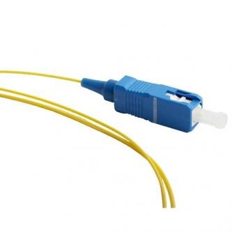 Optický PigTail Single mode (9/125), SC - bez 2. konektoru, 1m, economy