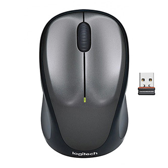 Logitech M235 Myš bezdrátová, šedá, 1000DPI