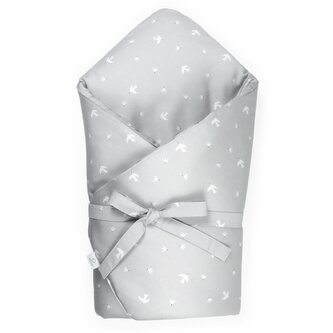 Zavinovačka SOFTELLO - svetlosivé vtáčiky - Letná