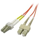 Optický Patch Cord Multi mod (62,5/125), 2xLC - 2xLC, 1m, economy, DOPRODEJ