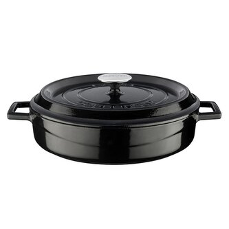 Kastrol Ø 28 cm, 3,5 l, litinový, černý LAVA METAL LVYST28K2B