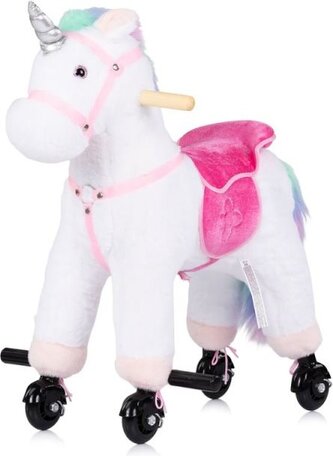 CHIPOLINO Plyšový Jednorožec na kolečkách
