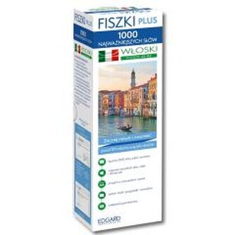 Włoski Fiszki PLUS 1000 najważniejszych słów