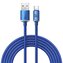 Baseus CAJY000503 Crystal Shine Series Datový Kabel USB - USB-C 100W 2m Blue (Pošk. Balení)
