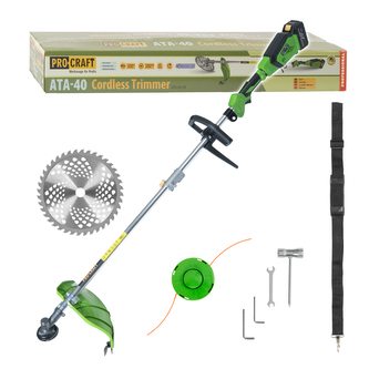 Aku křovinořez Procraft ATA-40bb (bez baterie a nabíječky) | ATA-40bb