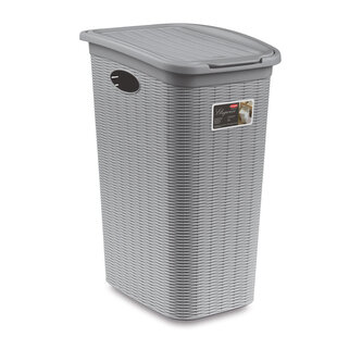 Koš na prádlo Elegance 36 l, šedý
