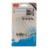 Univerzální háčky nerez 4 ks, vel. L