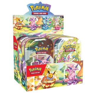 Pokémon TCG Prismatic Evolutions Mini Tin Display (8x Case)