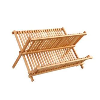 5Five® Přírodní bambusový odkapávač na nadobí