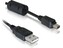 Kabel Delock USB 2.0 - miniUSB 12pin - alternativa  Olympus CB-USB6, CB-USB8 1m, černý