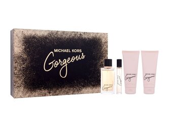 Michael Kors Gorgeous! parfémovaná voda 100 ml + parfémovaná voda 10 ml + tělové mléko 100 ml + sprchový gel 100 ml