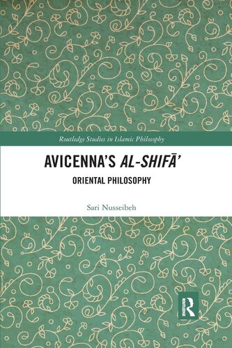 Avicenna's Al-Shif¿'