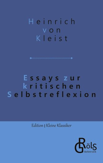 Essays zur kritischen Selbstreflexion