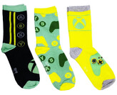 Dětské ponožky Xbox: Tlačítka a Ikony set 3 párů (EU 27-30)