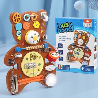 Activity Board Medvídek Montessori Baby Mix