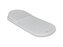 Matrace do kočárku z paměťové pěny s polštářkem 75x30 cm Airknit Grey