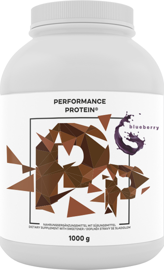 Performance Protein, nativní syrovátkový protein, borůvka