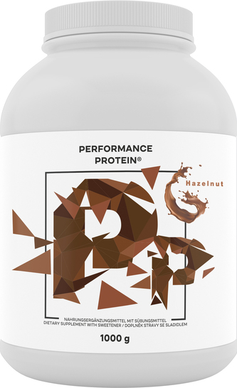 Performance Protein, nativní syrovátkový protein, lískový ořech