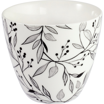 Porcelánový hrnek na latté Drew White