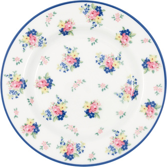 Porcelánový dezertní talířek Augusta White malý
