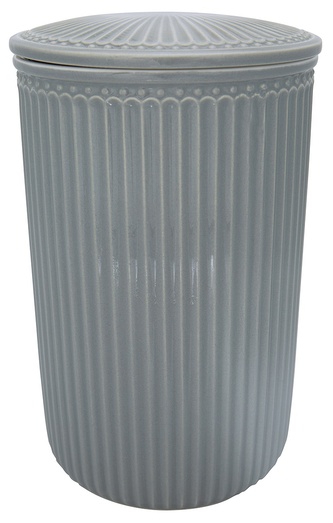 Porcelánová kuchyňská dóza Alice Stone Grey