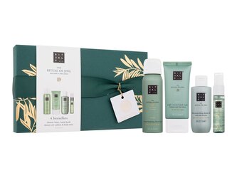 Rituals The Ritual Of Jing sprchová pěna The Ritual Of Jing Sleep Serene Foaming Shower Gel 50 ml + sprchový olej The Ritual Of Jing Sleep Ultra Nourishing Shower Oil 75 ml + maska na ruce The Ritual Of Jing Sleep Night Rescue Hand Mask 50 ml + tělový spr
