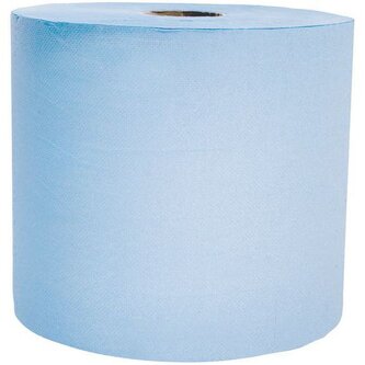 Průmyslová role modrá, 2 vrstvy, celulóza, 200 m,výška 24 cm,
