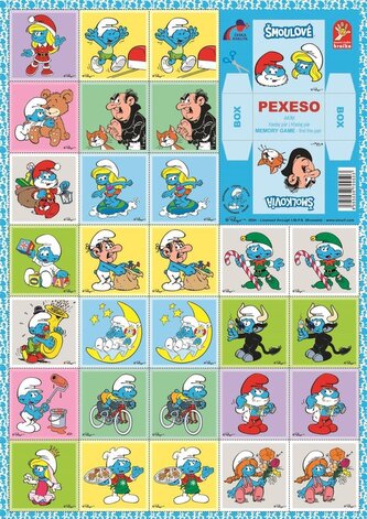 Šmoulové - Pexeso v krabičce Šmoulové - Pexeso v krabičce